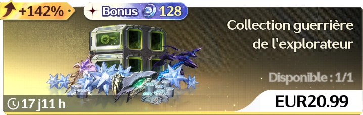 Collection Guerrière Explorateur pack à éviter tier D Wuthering Waves